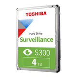 قرص صلب للمراقبة من توشيبا، سعة 4 تيرابايت، طراز S300، مقاس 3.5 بوصة، طراز Hdwt840Uzsva
