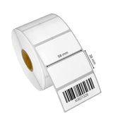 Frozen Barcode Label 58mm x 38mm