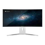 Corsair Xeneon 34 Inch 240Hz Wqhd Hdmi 2.1 0.03Ms Qd-Oled Curved Gaming Monitor - White