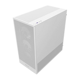 Nzxt H5 Flow Rgb (2024) Compact Mid-Tower Atx Case With Rgb Fans - White