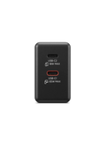 Lenovo Dual USB-C 65W GaN Charger Black
