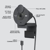 Logitech Brio 300 Full HD Webcam - 2MP / USB-C / wired / Graphite