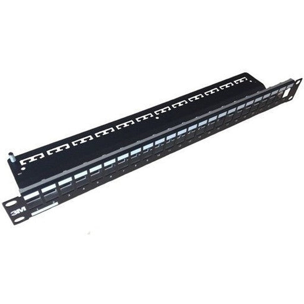 Panel Frame Atch 3M Patch Panel Cat64 Port / 1U Frame | Star Light Kuwait