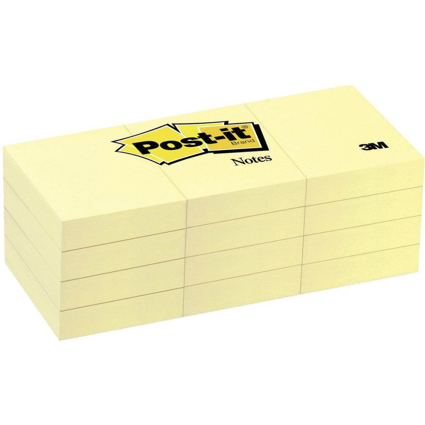 3M Post-It Sticky Notes 1.5X2 -12Pads-Accessories And Organizers-3M Scotch-Star Light Kuwait