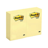 3M Post-it® Notes 659, 4 in x 6 in (102 mm x 152 mm) Canary Yellow Dozen