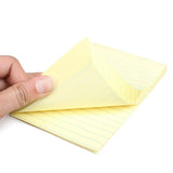 3M Post-it® Notes Canary Yellow 660. 4 x 6 in (101 mm x 152 mm). 100 sheets/pad, 12 pads/Pack. Lined Dozen