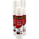 3M Scotch White Glue Stick 6020-12D-Glb - 20Gm-Tapes And Adhesives-3M Scotch-Packet/12 Pieces-Star Light Kuwait