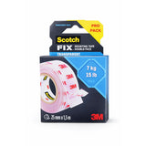 Scotch-Mount™ Clear Double-Sided Mounting Tape 410H, 1 In X 60 In (2.54 Cm X 1.52 M)