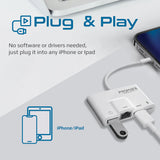 Promate 4-in-1 Multimedia Hub with Lightning Connector