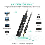 محول صوت بلوتوث من UGREEN مزود بقابس ألياف بصرية - CM150