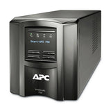 أجهزة APC Smart-UPS، تفاعلية الخط، 750 فولت أمبير، برجية، 230 فولت، 6 منافذ IEC C13، منفذ Smartconnect + فتحة Smartslot، منظم جهد تلقائي، شاشة LCD (SMT750IC) 