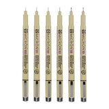 Sakura Pigma Micron Black Set 6
