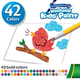 Crayola 42 CT WASHABLE PAINT POTS SET