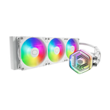 Cooler Master Masterliquid 360 Atmos Argb Cpu Liquid Cooler - White