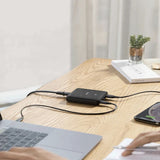 Anker Powerport Atom III Slim Power Charger - 63W / 2x USB-A / 2x USB-C / Black Fabric
