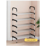 5 Tier Steel Shoe Rack With Handle