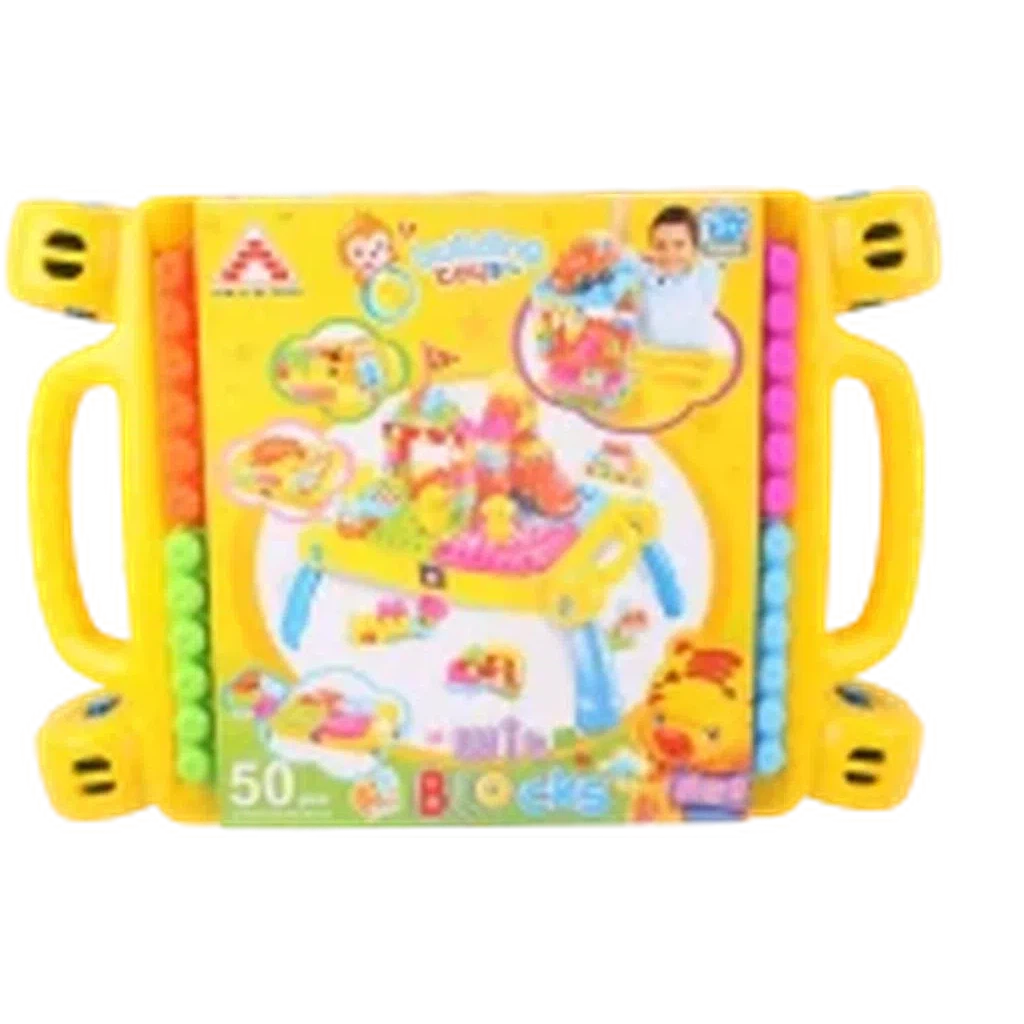 50 Pieces Building Blocks For Kids With Wheel Age 3+-6771-Building Blocks-Other-Star Light Kuwait