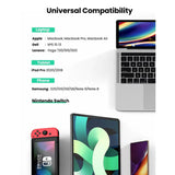محول UGREEN من USB Type C إلى إيثرنت 10/100/1000 ميجابت في الثانية (رمادي فضائي) CM199 