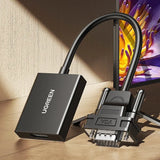 UGreen VGA to HDMI Full HD Audio Video Adapter
