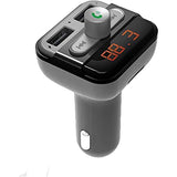 Porodo FM Transmitter and Fast Charging Car Charger- 3.4 amp / 15W / Black