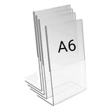 حامل بطاقات A6، 105 × 210 مم