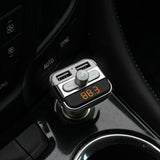 Porodo FM Transmitter and Fast Charging Car Charger- 3.4 amp / 15W / Black