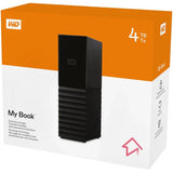 WD My Book - 4TB / Up to 5.0 Gbps / 3.5-inch / USB 3.2 Gen 1 / Black / External Hard Drive