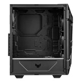 Asus TUF Gaming GT301 Mid-Tower Tempered Glass Side Panel Case with HoneyComb Front Panel & 3 ARGB Fans + 1 Rear Fan - Black
