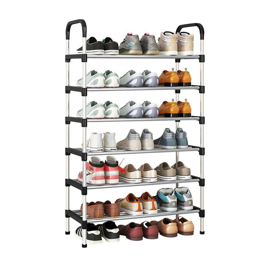 6 Tier Steel Shoe Rack With Handle – Star Light Kuwait