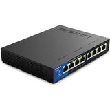Linksys 8-Port Unmanaged Gigabit Switch With 4 Poe+ Ports (Lgs108P)