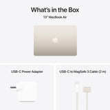 Apple MacBook Air - 13.6" / M4 / 10-Core CPU / 10-Core GPU / 16GB RAM / 512GB SSD / Arabic/English / Starlight / 1YW