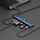 Powerology 7in1 USB-C Multi Hub Crystalline Series