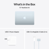 Apple MacBook Air - 13.6" / M4 / 10-Core CPU / 10-Core GPU / 16-Core Neural Engine / 16GB RAM / 512GB SSD / Arabic/English / Sky Blue / 1YW