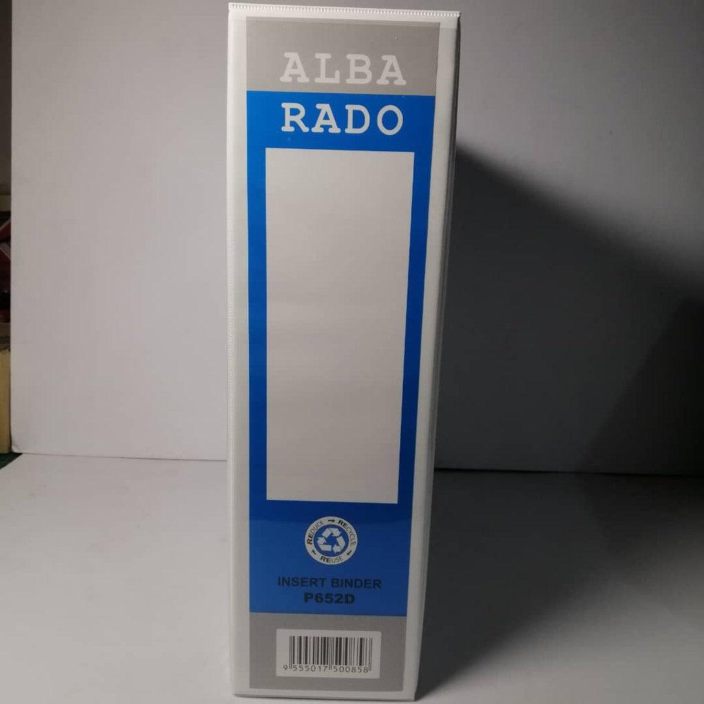 Alba Rado 65Mm Pvc 2D White A4 Ring File – Star Light Kuwait