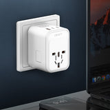 LDNIO Z8 Universal GaN Fast Charger Travel Adapter - 45W / White