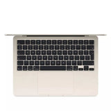 Apple MacBook Air - 13.6" / M4 / 10-Core CPU / 10-Core GPU / 16GB RAM / 512GB SSD / Arabic/English / Starlight / 1YW