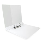 White Presentation Binder 2Ring A3 25mm