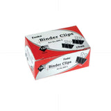 Binder Clips 19Mm Foska 800-5-Blk 12Pcs/Box