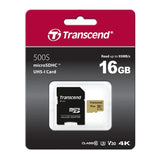 Transcend 16 GB MicroSD Micro SD Card, Class 10