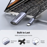 محول UGREEN من USB-C إلى HDMI (رمادي أسود) CM297