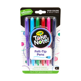 Crayola 6CT.TAKE NOTE ULTRA-FINE WASHABLE FELT-TIP MARKER PEN