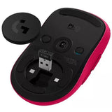 Logitech Pro 2 Lightspeed Wireless Gaming Mouse, Hero Sensor 2, 44000 Dpi, Magenta