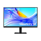 Samsung 27" S8 ViewFinity 4K Monitor with USB-C - 27.0" 4K / 5ms / 60Hz / HDMI 2.0/DisplayPort 1.4/USB-C/Ethernet / Black - Monitor