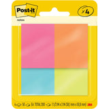 Post-It Ultra Colours 1.5X2 653-4Af 4 PAD/PKT ( 50 SHEET / PAD )