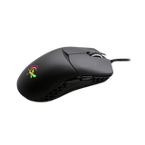 Ducky Feather Rgb Wired Hauno Switches Gaming Mouse - Black
