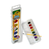 Crayola 8 CT WASHABLE WATERCOLOR PANS,GLITTER COLORS