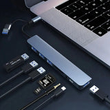 8-in-1 USB-C Hub: Expand Device Connectivity, Compatible with Various Devices