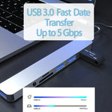 8-in-1 USB-C Hub: Expand Device Connectivity, Compatible with Various Devices