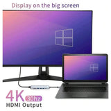 8-in-1 USB-C Hub: Expand Device Connectivity, Compatible with Various Devices