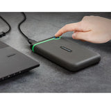 Transcend 4 TB StoreJet 25M3C Type C, Supreme Shock-Resistant, Portable HDD - Iron Grey